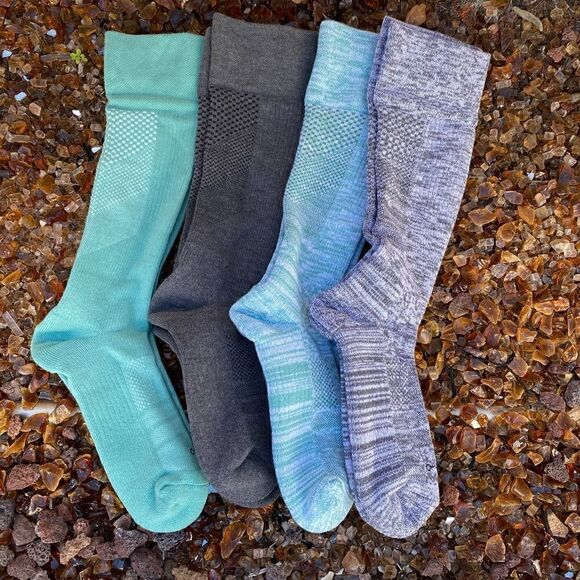 Poshexpert876 TOMMIE COPPER Compression Over-the-Calf Socks (4)Pack Med NWT - Picture 3 of 8